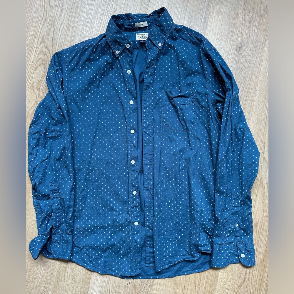J. Crew Casual Button Up Shirt Slim
